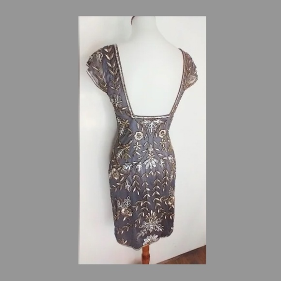 VINTAGE Sue Wong Sequin Dress - Size 6 - Picture 6 of 7
